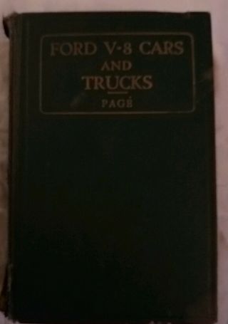 1952 Ford V - 8 Cars And Trucks Const.  Opera.  Repair Hard Cover V.  Page