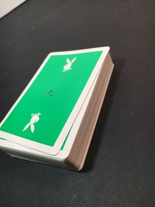 Vintage Playboy Playing Cards Green Deck US Playing Card Co Rare 5