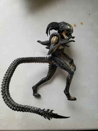 Neca Alien Vs Predator Requiem Hybrid Predalien Alien Figure Open Mouth Variant