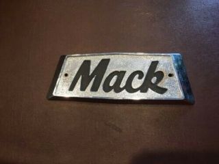 Look Vintage Mack Truck Emblem Plate Model 4mr44 Mounting Plate,