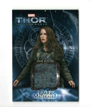 Natalie Portman 2013 Upper Deck Thor The Dark World Marvel Dm - 3 Jane Foster