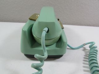 Vintage Automatic Electric GTE AE Rotary Dial Starlite Phone Seafoam Green 5