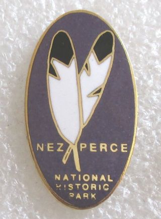 Nez Perce National Historical Park Tourist Souvenir Collector Pin Oregon Idaho