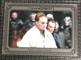 Game Of Thrones Inflexions Rittenhouse Silver Parallel Card 84 - 10/75