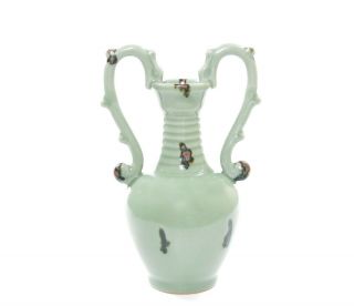 A Chinese Celadon Porcelain Vase 4