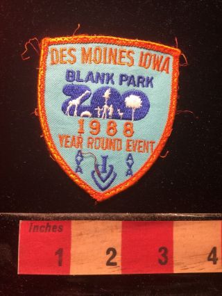 Iowa Patch 1988 Des Moines Blank Park Zoo Year Around Event 69wo