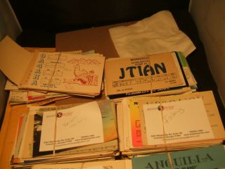 400,  Qsl Cards Ham Short Wave Radio Europe Asia,  Expeditions,  Africa,  Islands