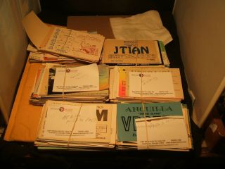 400,  QSL Cards Ham Short wave radio Europe Asia,  Expeditions,  Africa,  islands 2