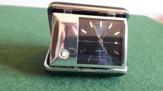 Vintage Coralite Travel Alarm Clock With Light,  1960s/70s. 2
