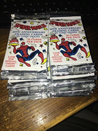 26 Packs Spider - Man Ii 30th Anniversary Trading Cards