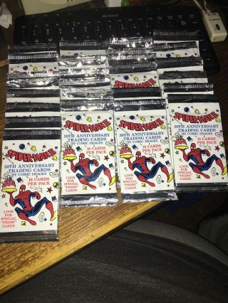 26 Packs Spider - Man II 30th Anniversary Trading Cards 2