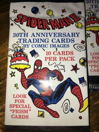 26 Packs Spider - Man II 30th Anniversary Trading Cards 3