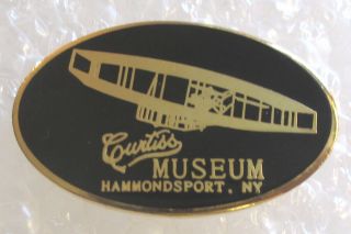 Glenn H.  Curtiss Aviation Museum - Hammondsport,  York Tourist Souvenir Pin