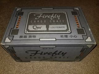 January 2018 Firefly Loot Crate - Mal Figure,  Serenity Towel,  Pin & More