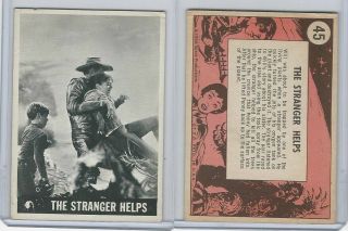 1966 Topps,  Lost In Space,  45 The Stranger Helps