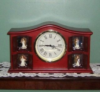 Mr Christmas Gold Label Symphony Surprise Angel Orchestra Musical Clock