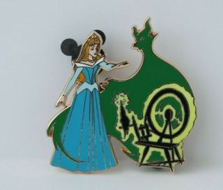 Disney Pin Sleeping Beauty Aurora Spinning Wheel Maleficent Le 250 Rare