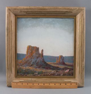 Authentic Clark True American Western Arizona Monument Valley Landscape Painting