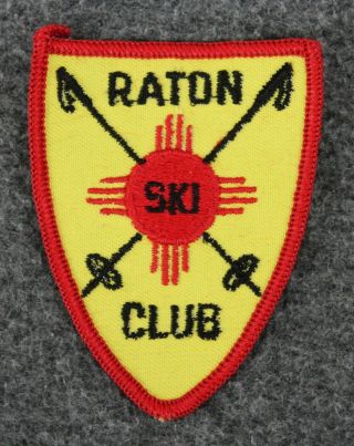 Vintage Raton Ski Club Patch Mexico