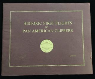 John Mccoy Rare Print Set Historic First Flights Pan American Airlines Clippers