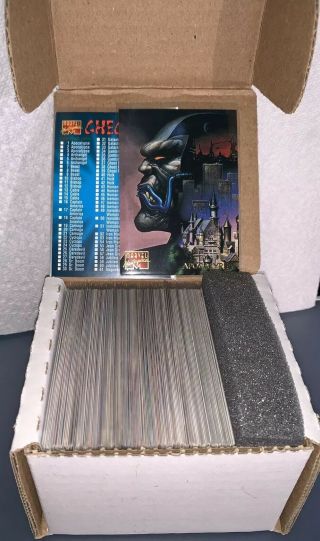 1995 Marvel Masterpieces Series Iv 4 Fleer Complete Base Card Set 1 - 151 X - Men