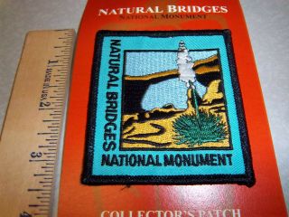 Natural Bridges National Monument Utah,  Embroidered Patch