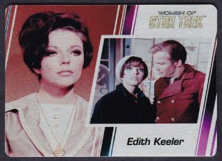 2017 Women Of Star Trek 50th Anniversary Metal Case Topper Card P1