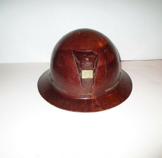Vintage Miner Mining Hard Hat Helmet Msa