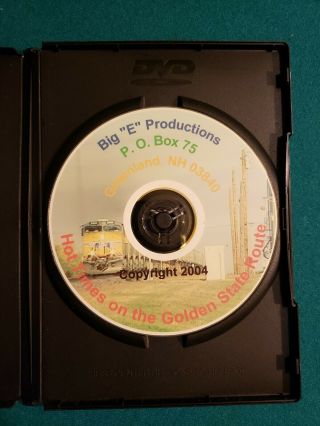 Hot Times on the Golden State Route DVD Big 