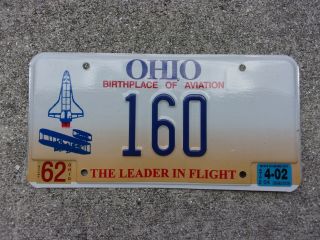 Ohio The Leader In Flight 2002 License Plate 160