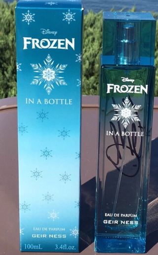 Disney Parks Exclusive Elsa Frozen In A Bottle Geir Ness 3.  4 Oz Perfume