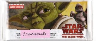 1 - 2009 Topps Widevision Star Wars The Clone Wars 1/1 Sketch Card Hot Pack