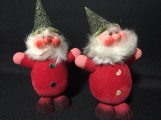 Antique Made In Germany Elf Candy Container 1940s Set Of Two