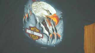 Harley Davidson Motorcycles Suburban Thiensville Wi Xl T Shirt Eagle U.  S.  A