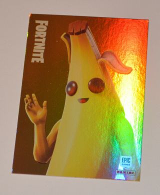 Panini 2019 Fortnite Series 1 Card // Foil Epic Outfit // 233 Peely