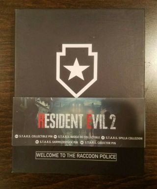 Resident Evil 2 Remake Limited Edition Stars Rpd Pin Badge Official Capcom