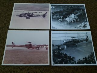 Rare Numbered Bell Helicopter Prototype Ah - 63 Apache Government Photos 1970s