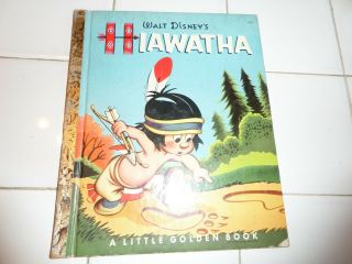 Hiawatha,  A Little Golden Book,  1953 (a Ed;vintage Children 