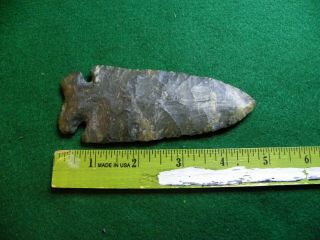 Real Coshocton Thebes Point Indian Artifacts / Arrowheads
