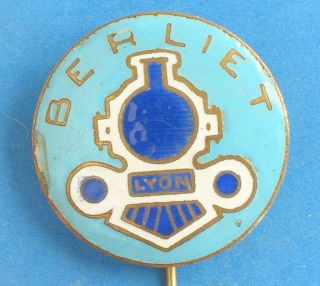 117 Large Berliet Truck Car Locomotive Enamel Lapel Badge Pin