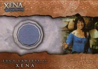 Xena Beauty And Brawn Lucy Lawless As Xena Costume Card C9