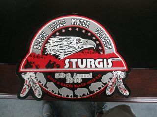 59th Annual 1999 Sturgis Black Hills Motor Classic Rally & Races Tin Sign