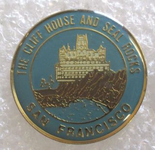 The Cliff House & Seal Rocks - San Francisco,  California Souvenir Collector Pin