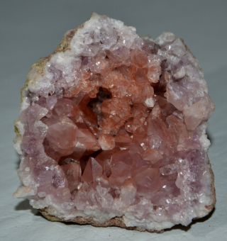 Pink Amethyst Geode From Patagonia Argentina Quality Crystals Aaa