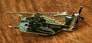 Vintage Marines Military Helicopter Lapel Hat Pin Pinback Aviation Aircraft