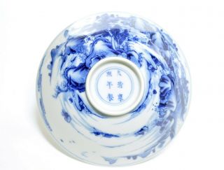A Fine Chinese Blue and White Porcelain Bowl 6