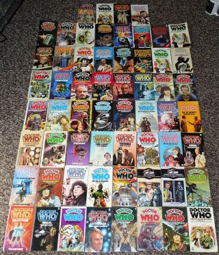 60 Doctor Who Vintage Target Paperback Books - All Different Titles Very Rare