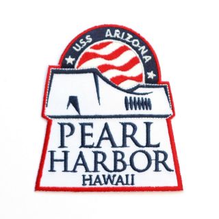 Pearl Harbor Souvenir Patch Uss Arizona National Memorial Hawaii Park Wwii