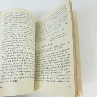 Vintage 1949 PROSPECTING FOR URANIUM Book Atomic Energy Commission Survey Book 5