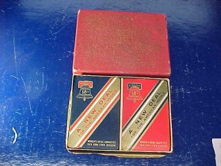 Orig 1932 Repeal The 18th Amendment Deal Double Playing Card Deck W Orig Box